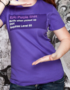 WoW Purple Epic T Shirt