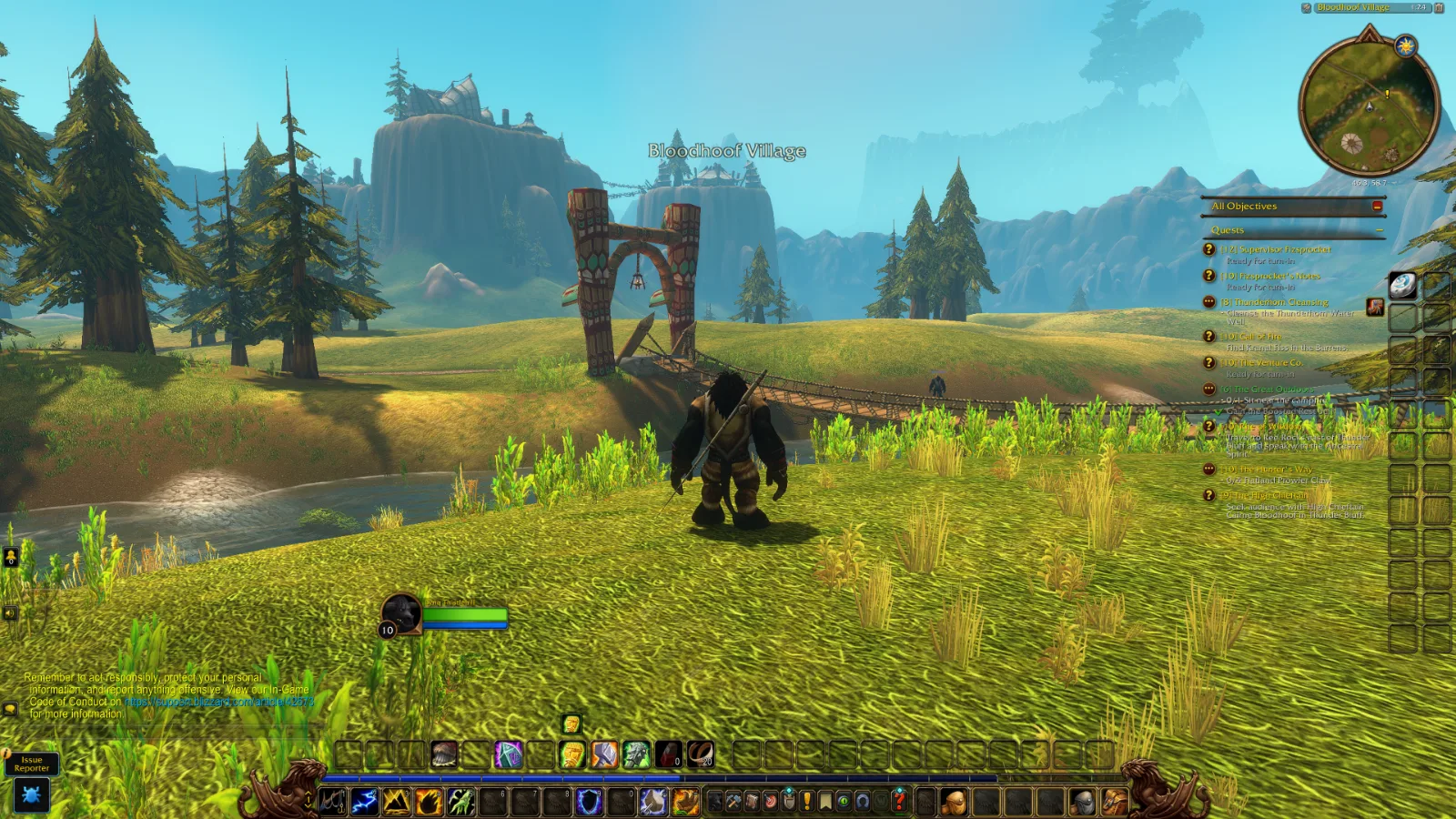 Tauren Shaman in Mulgore